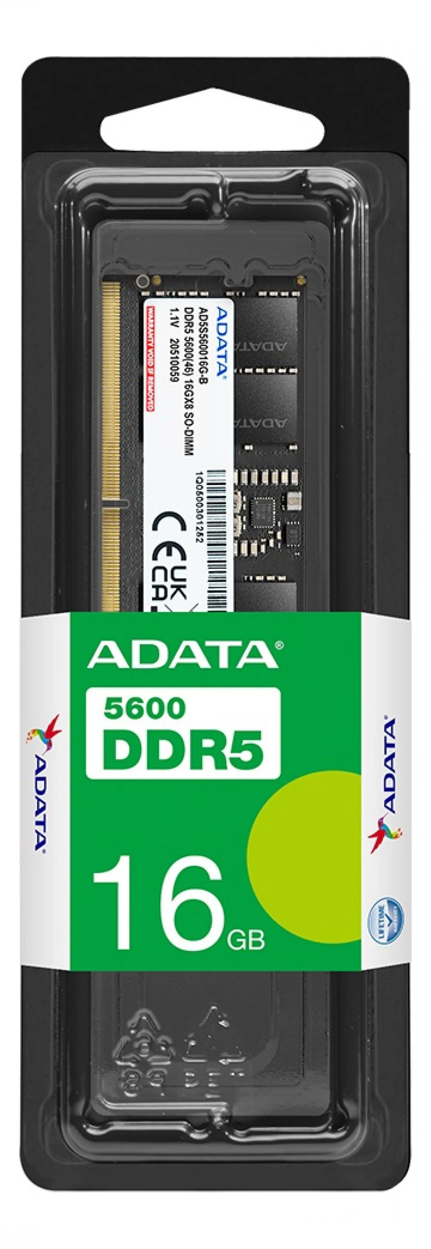 Sodimm Ddr5 16gb Adata 5600mhz