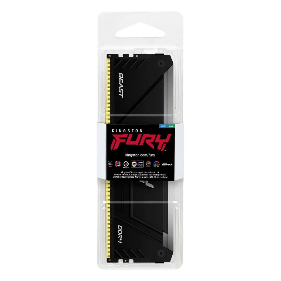 Ddr4 32gb Kingston 3200mhz Cl16 Fury Beast Rgb
