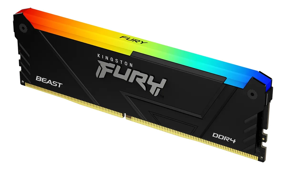 Ddr4 16gb Kingston 3200mhz Cl16 Fury Beast Rgb