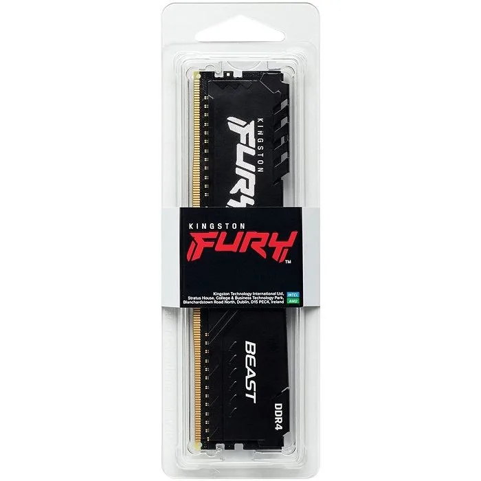 Ddr4 16gb Kingston 3200mhz Cl16 Fury Beast Black