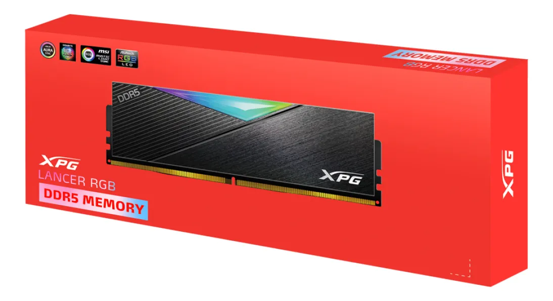 Ddr5 16gb Xpg 6400mhz Lancer Black Rgb