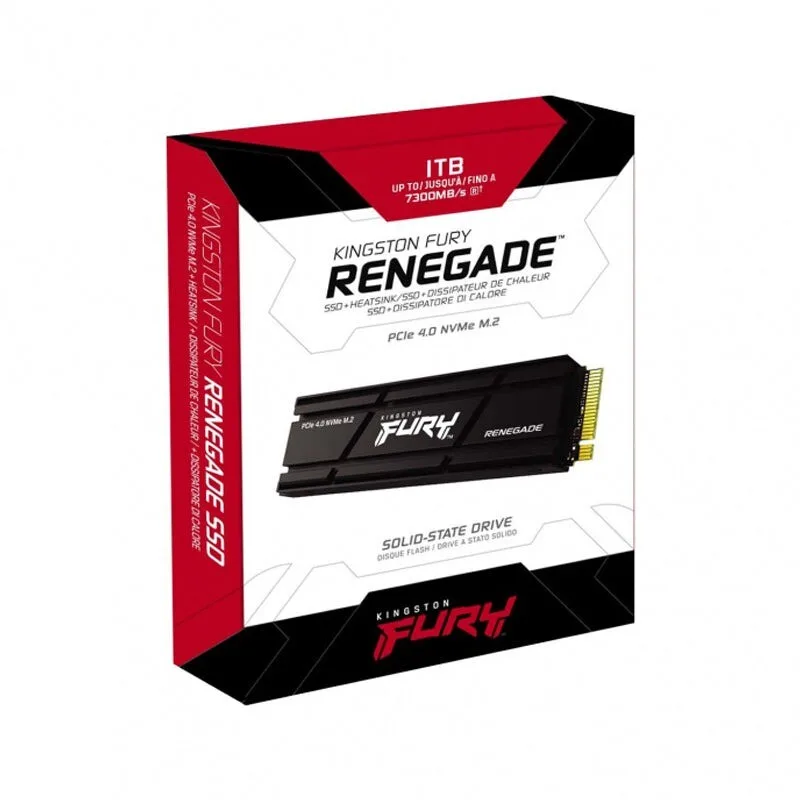 Ssd M.2 Nvme 1tb G4 Kingston Fury C/disipador