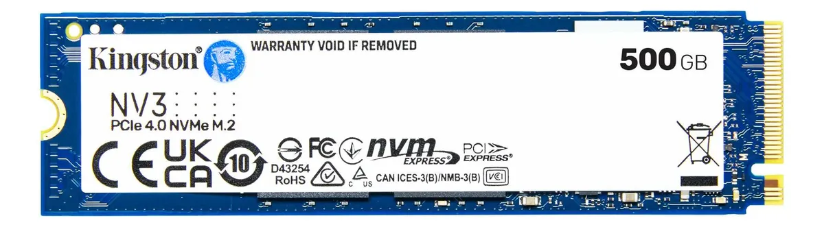 Ssd M.2 Nvme 500gb G4 Kingston Nv3