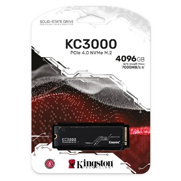 Ssd M.2 Nvme 4tb G4 Kingston Kc3000