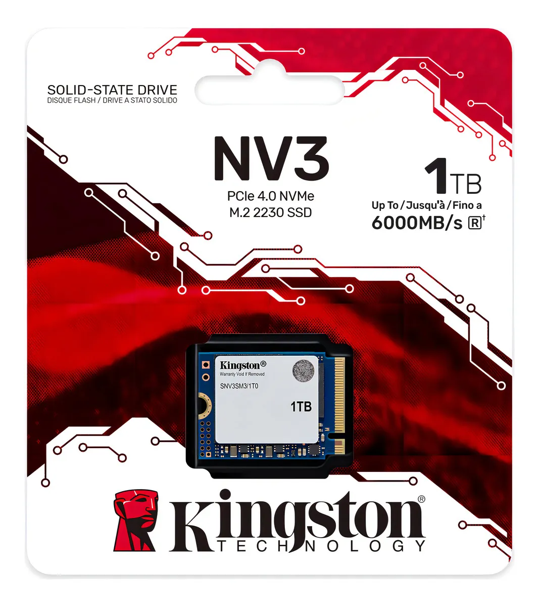Ssd M.2 Nvme 1tb G4 Kingston Nv3 2230