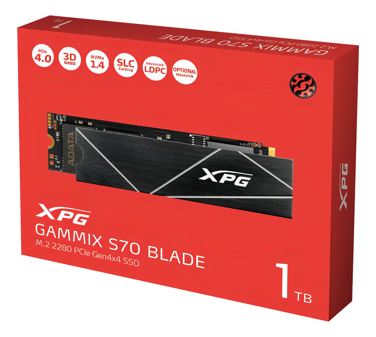 Ssd M.2 Nvme 1tb G4 Xpg Gammix S70 Blade