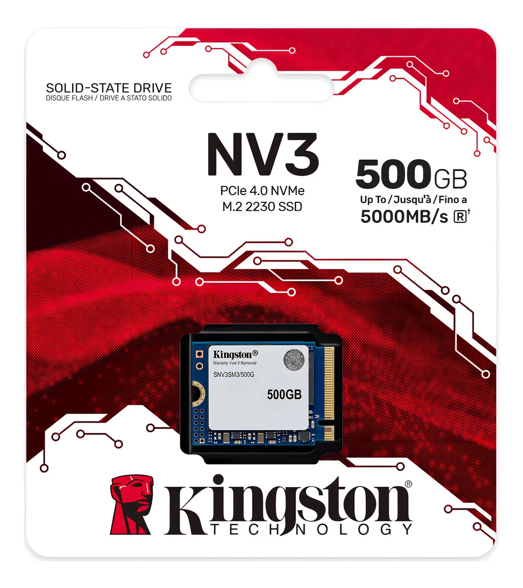Ssd M.2 Nvme 500gb G4 Kingston Nv3 2230