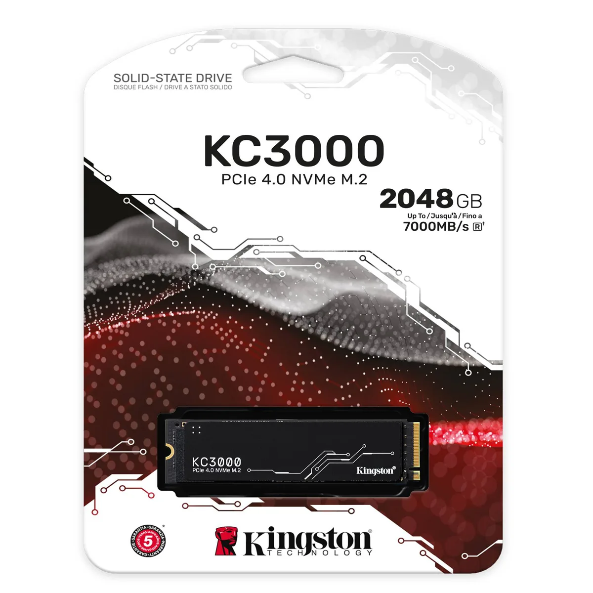 Ssd M.2 Nvme 2tb G4 Kingston Kc3000