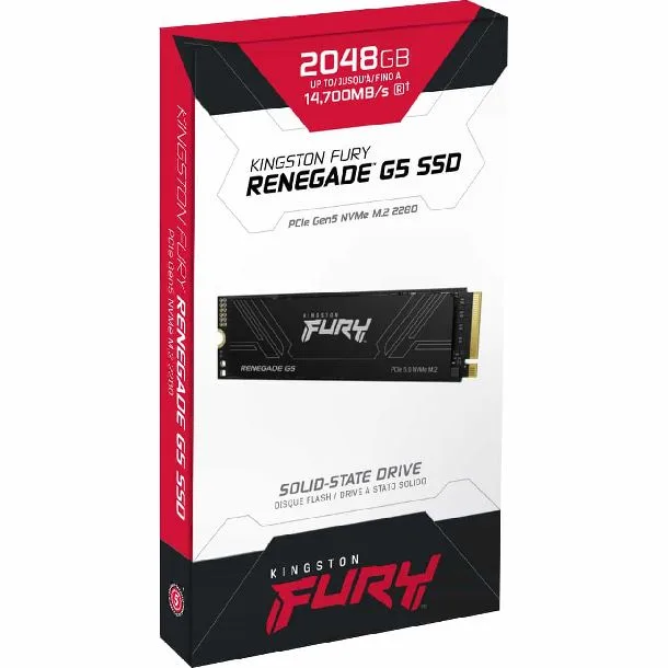 Ssd M.2 Nvme 2tb G5 Kingston Fury Renegade