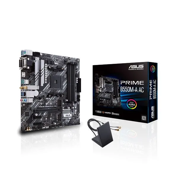 Mb Asus Am4 Prime B550m-a Ac Box M-atx