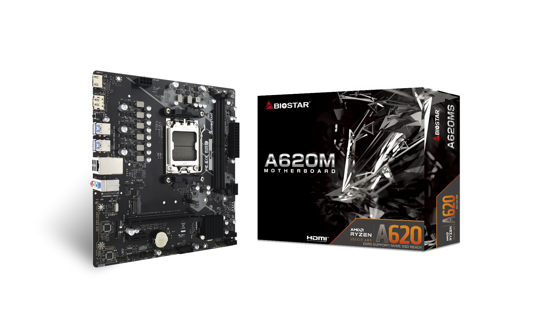 Mb Biostar Am5 A620ms Ddr5 Box M-atx