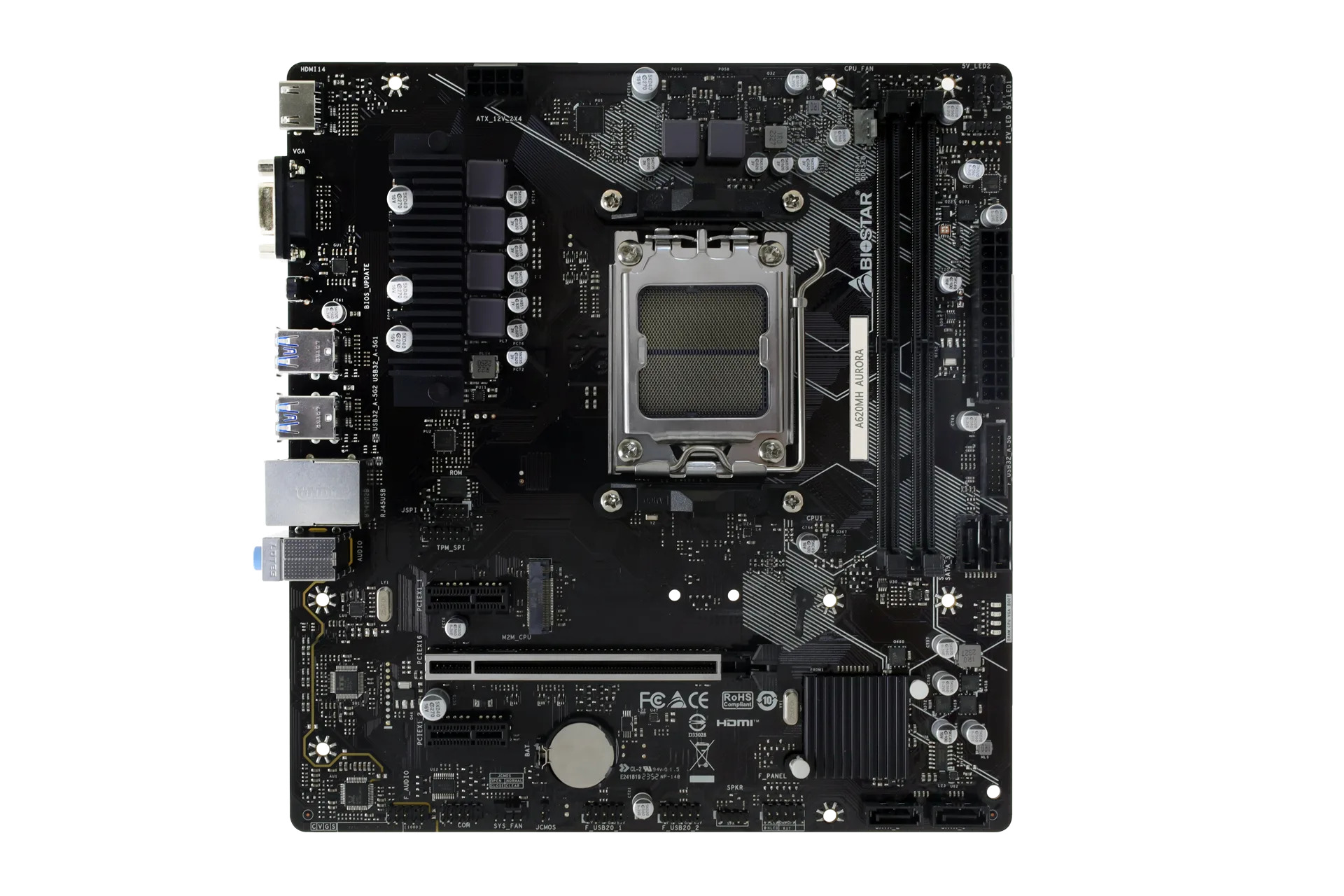 Mb Biostar Am5 A620mh Aurora Ddr5 Box M-atx