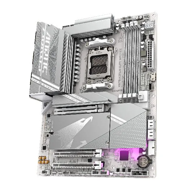 Motherboard GIGABYTE X870M AORUS ELITE WIFI7 ICE AM5 DDR5 — foto 5