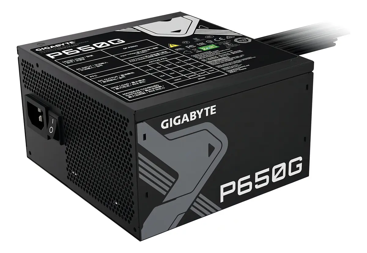 FUENTE GAMER GIGABYTE 650W 80 PLUS GOLD PG5 — foto 8