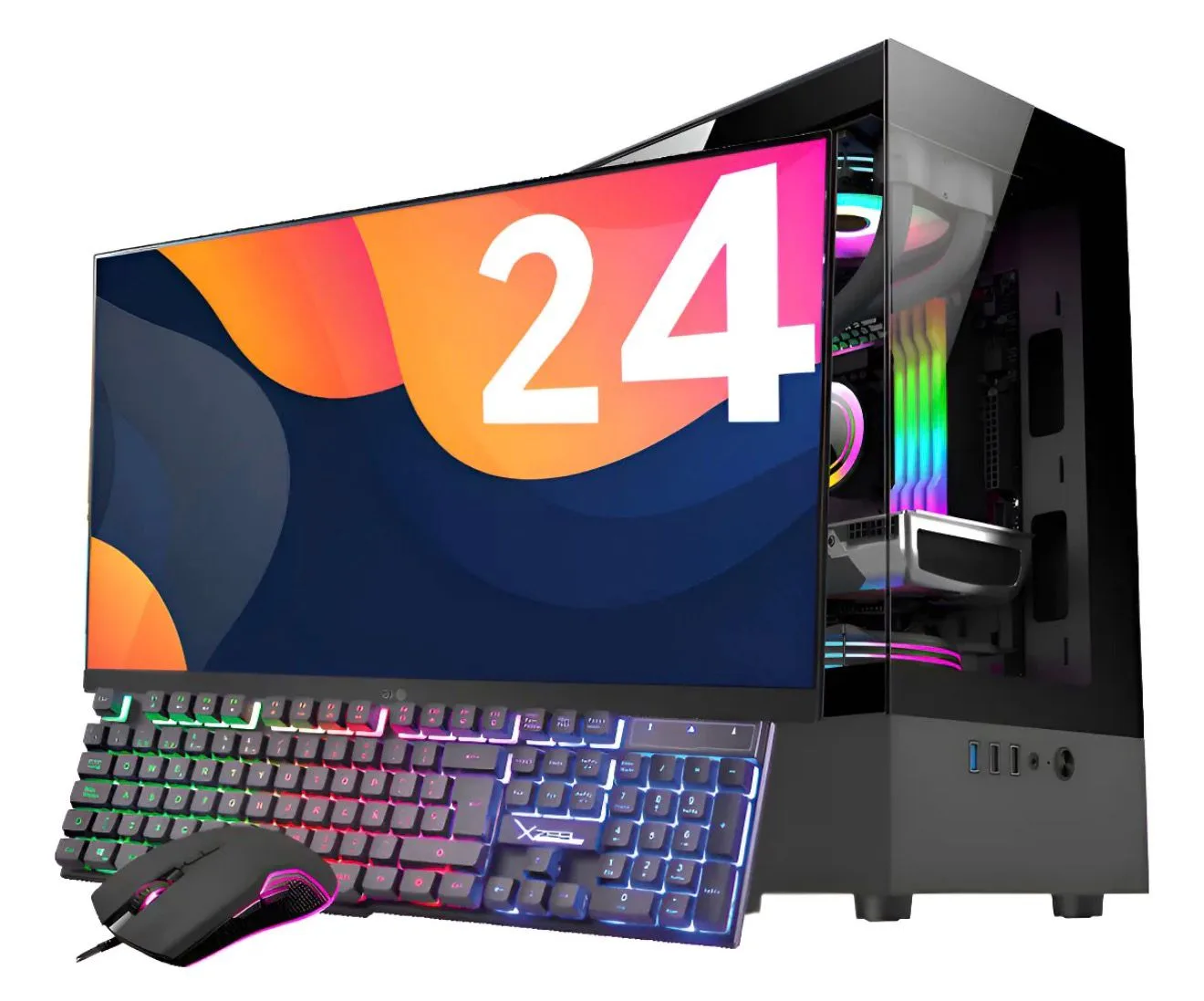 PC COMBO RYZEN 7 + MONITOR 24