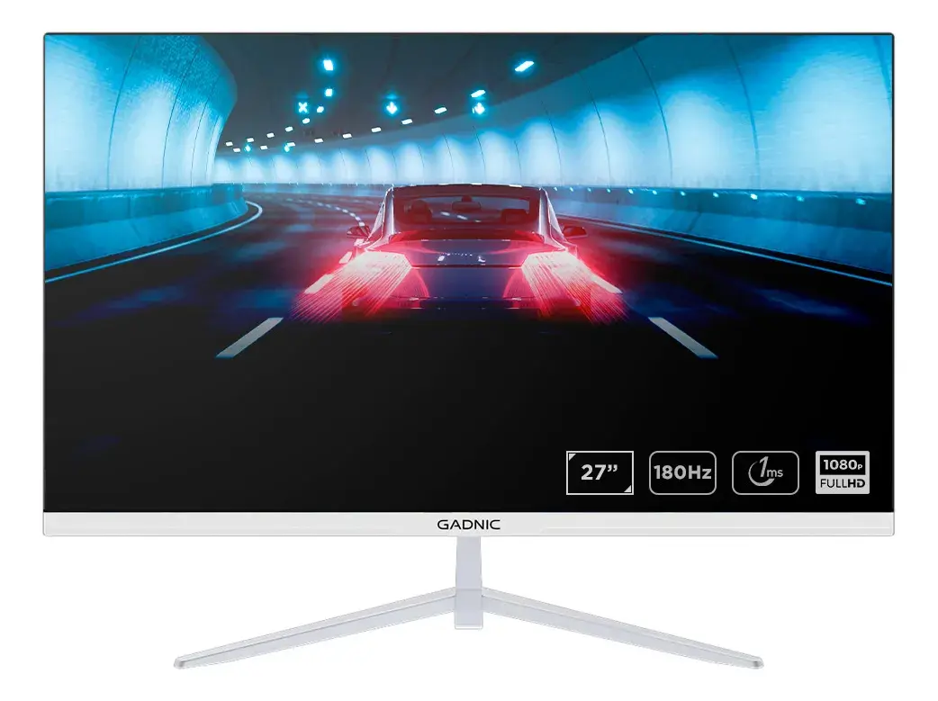 Monitor Gadnic Gamer FHD 180 Hz 27 Pulgadas