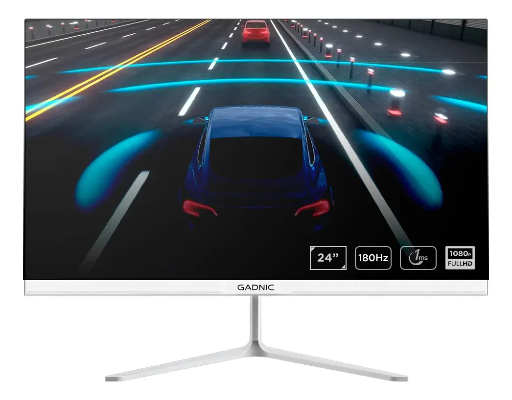 Monitor Gamer Gadnic FHD 180 Hz 24 Pulgadas
