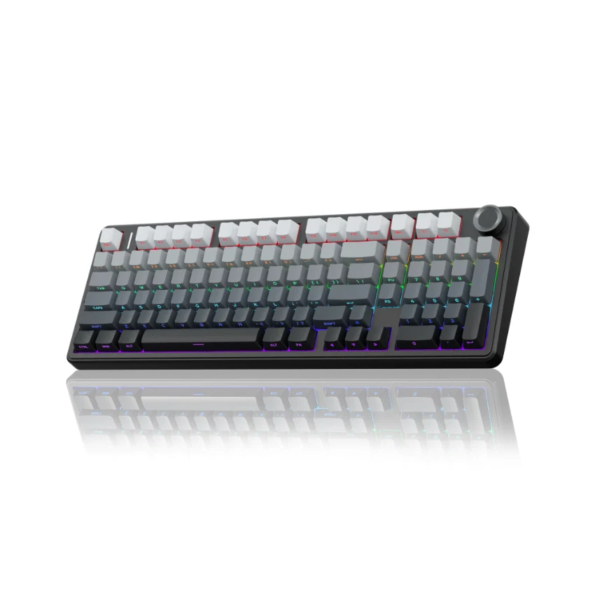 Teclado Mecánico Inalámbrico Aula F99 PRO  (negro/gris) 