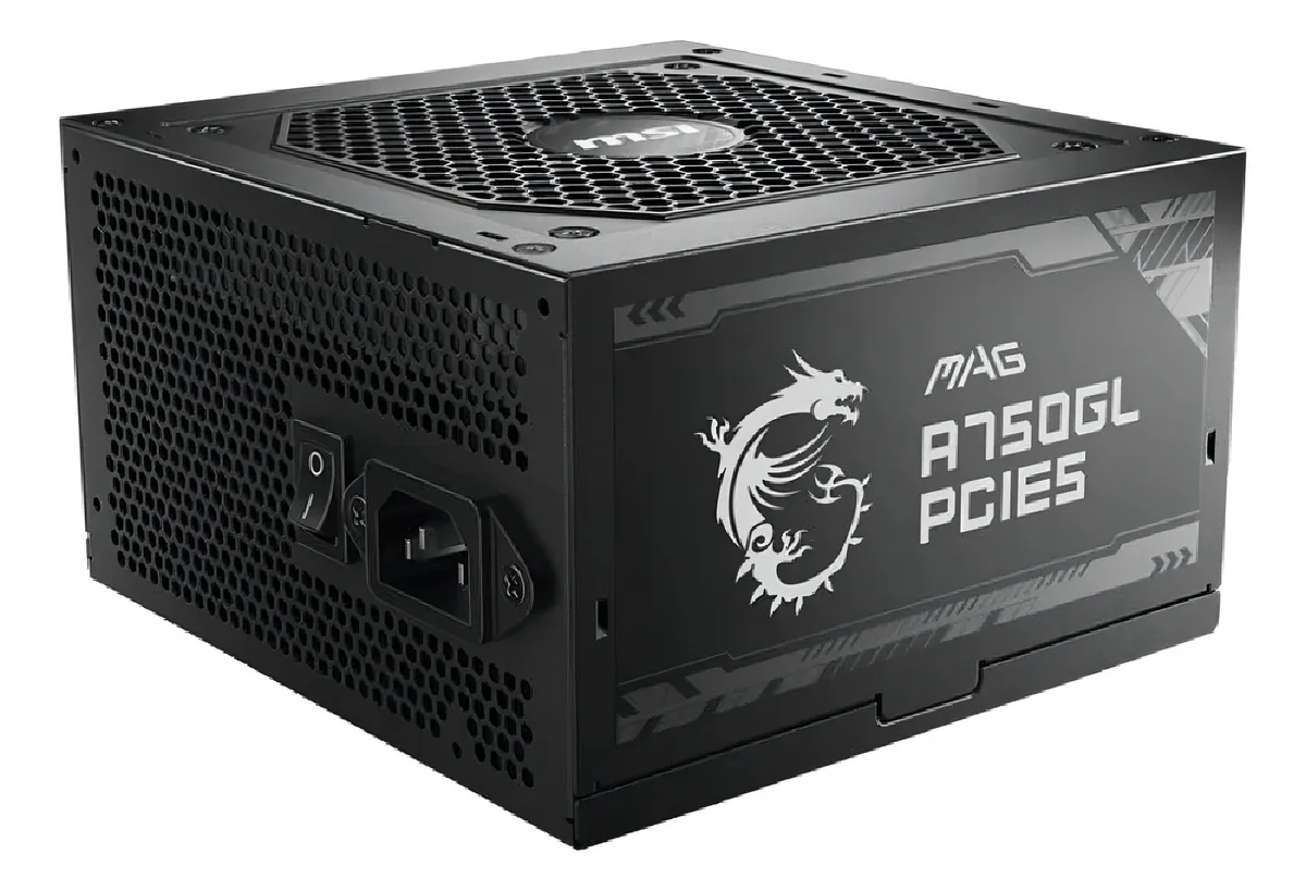 Fuente 750w Msi 80 Plus Gold Mag A750gl Pcie5