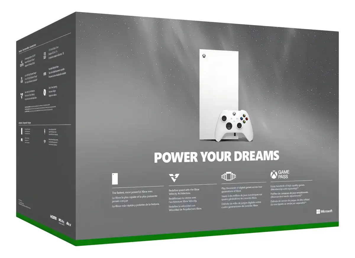 Consola Xbox Series X Edición Digital 1tb Ssd Robot White Blanco