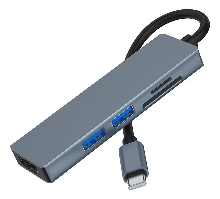 Hub Usb C 5 En 1 Hdmi 4k Sd Tf Usb A item 1191