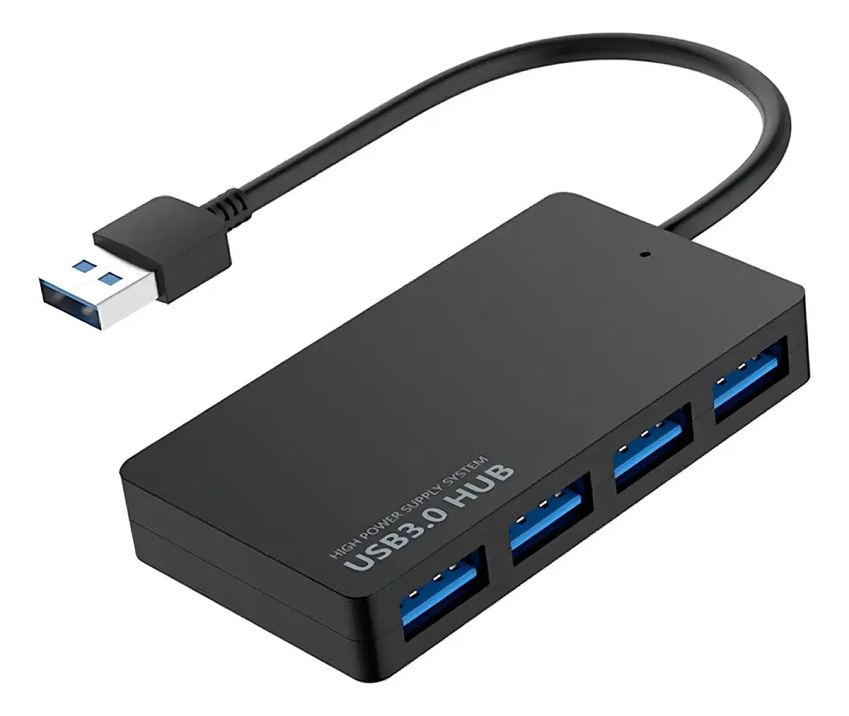 Hub USB 3.0 4 Puertos Alta Velocidad 5Gbps Mac Win Linux Plug & Play item 1289