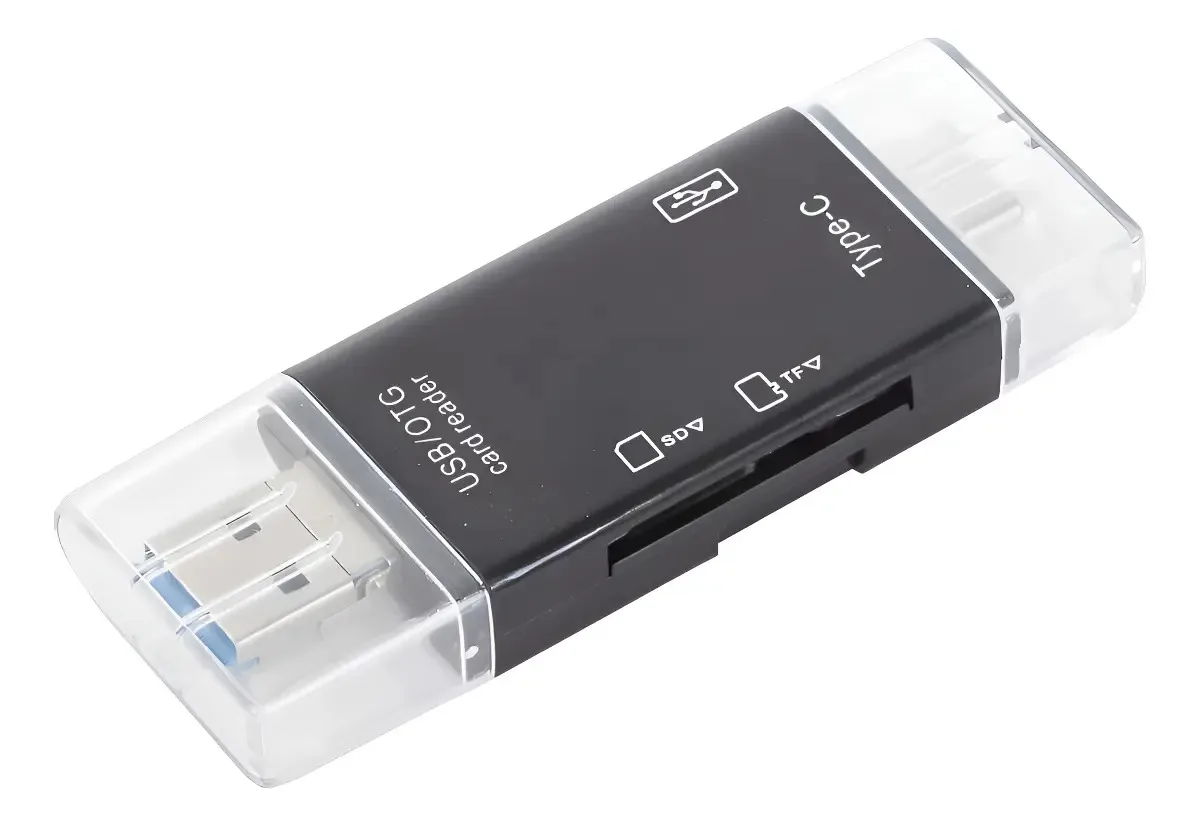 Lector De Memorias Otg Sd / Tf / Tipo-c / Usb 3.0