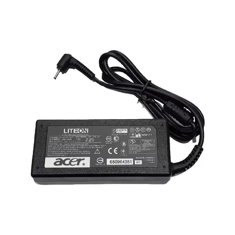 Cargador Original Para Notebook Acer Chromebook 19V 3.42A 65W 3.0X1.0