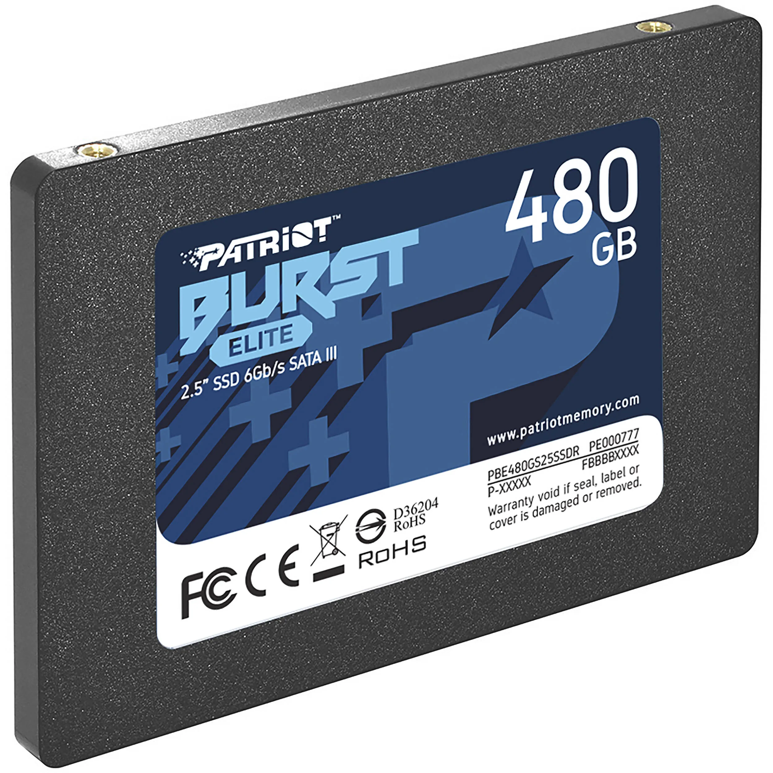 Disco Ssd Patriot Burst Elite Solid 480 Gb Sata3 Pe000777