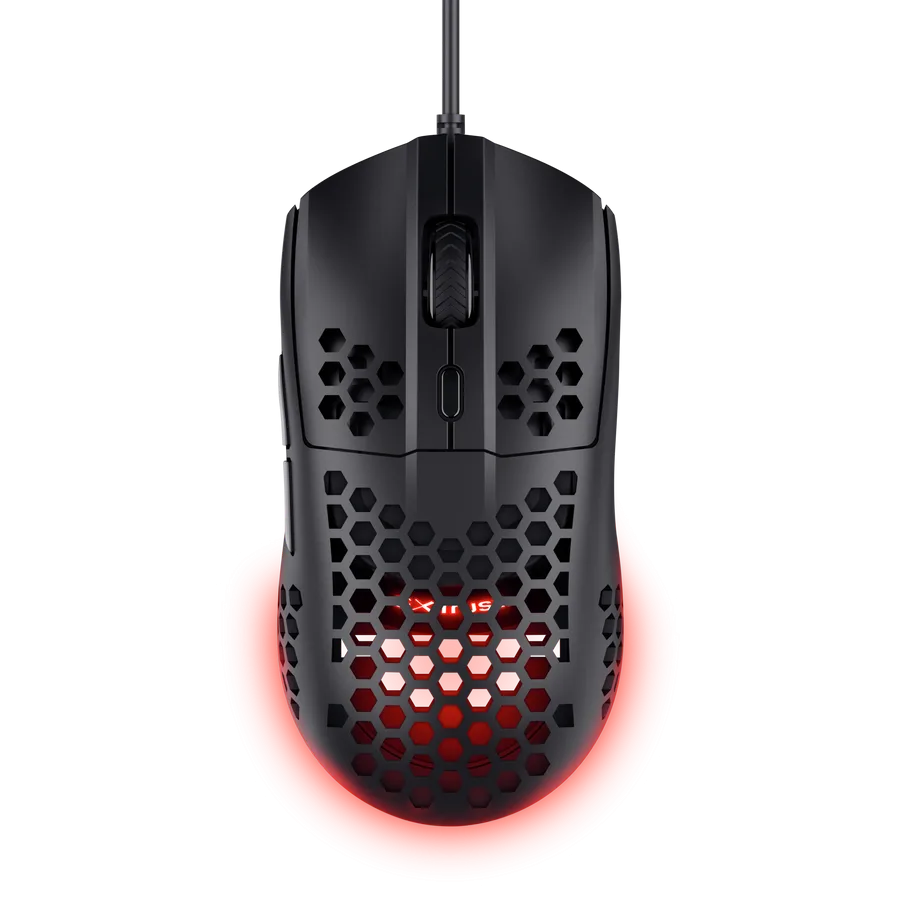 Mouse Trust Helox Gaming Ultraligero Black