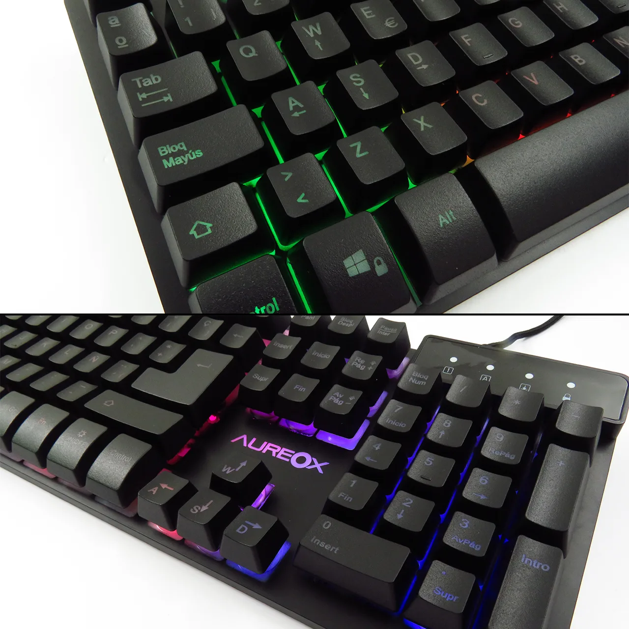 Teclado Aureox Battletag Gaming Gk400
