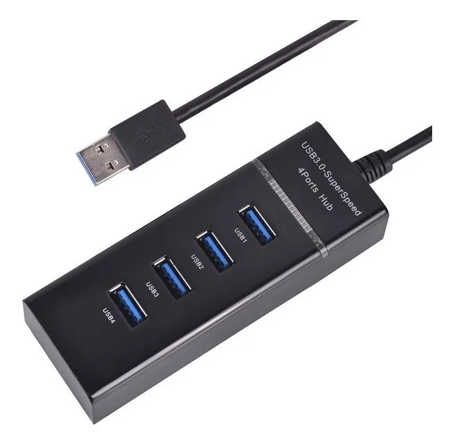 Hub Usb 3.0 4 Puertos Super Speed Port 5gbps item 1270