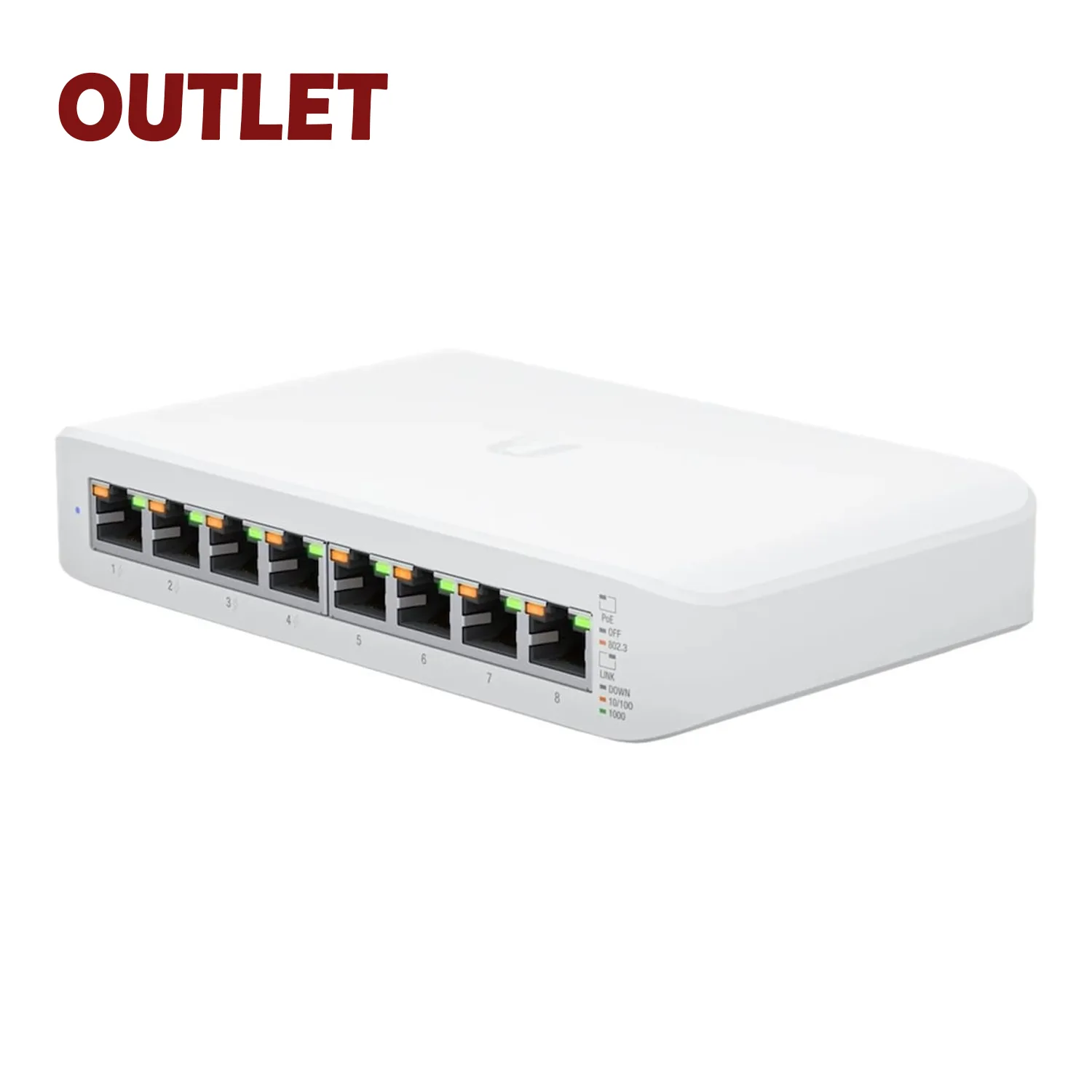 Switch 8 Puertos L2 Ubiquiti Unifi Usw-lite-8-poe 4 Poe+