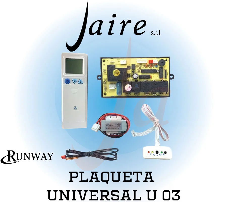 PLAQUETA UNIVERSAL U03 C CON CONTROL REMOTO