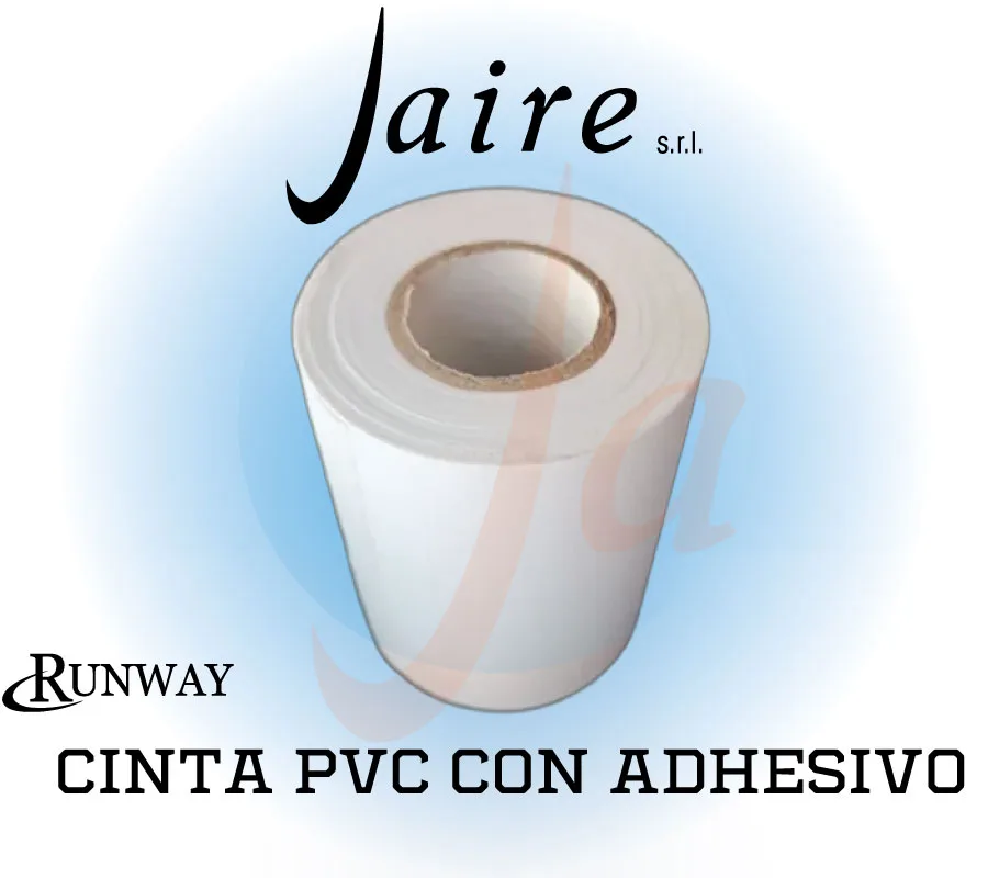 CINTA PVC CON ADHESIVO BLANCA 70MMX20M E:0.13MM