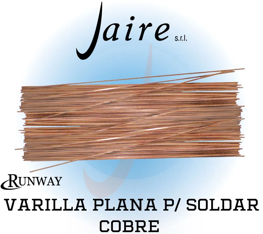 VARILLA PARA SOLDAR COBRE PLANA