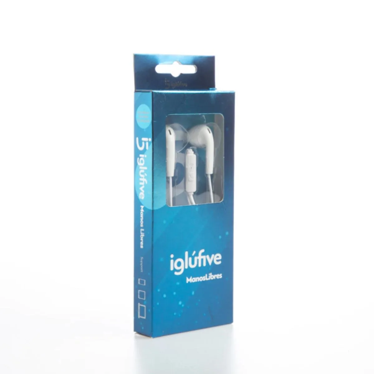 Auriculares Manos Libres Iglufive Blancos In-Ear 3.5mm