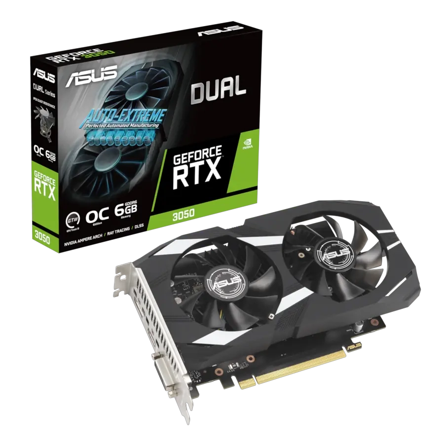 Placa De Video Asus RTX 3050 6gb Gddr6 OC