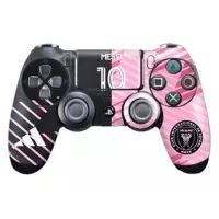 Joystick Control Inalámbrico Ps4 Réplica - Messi Pink/Black