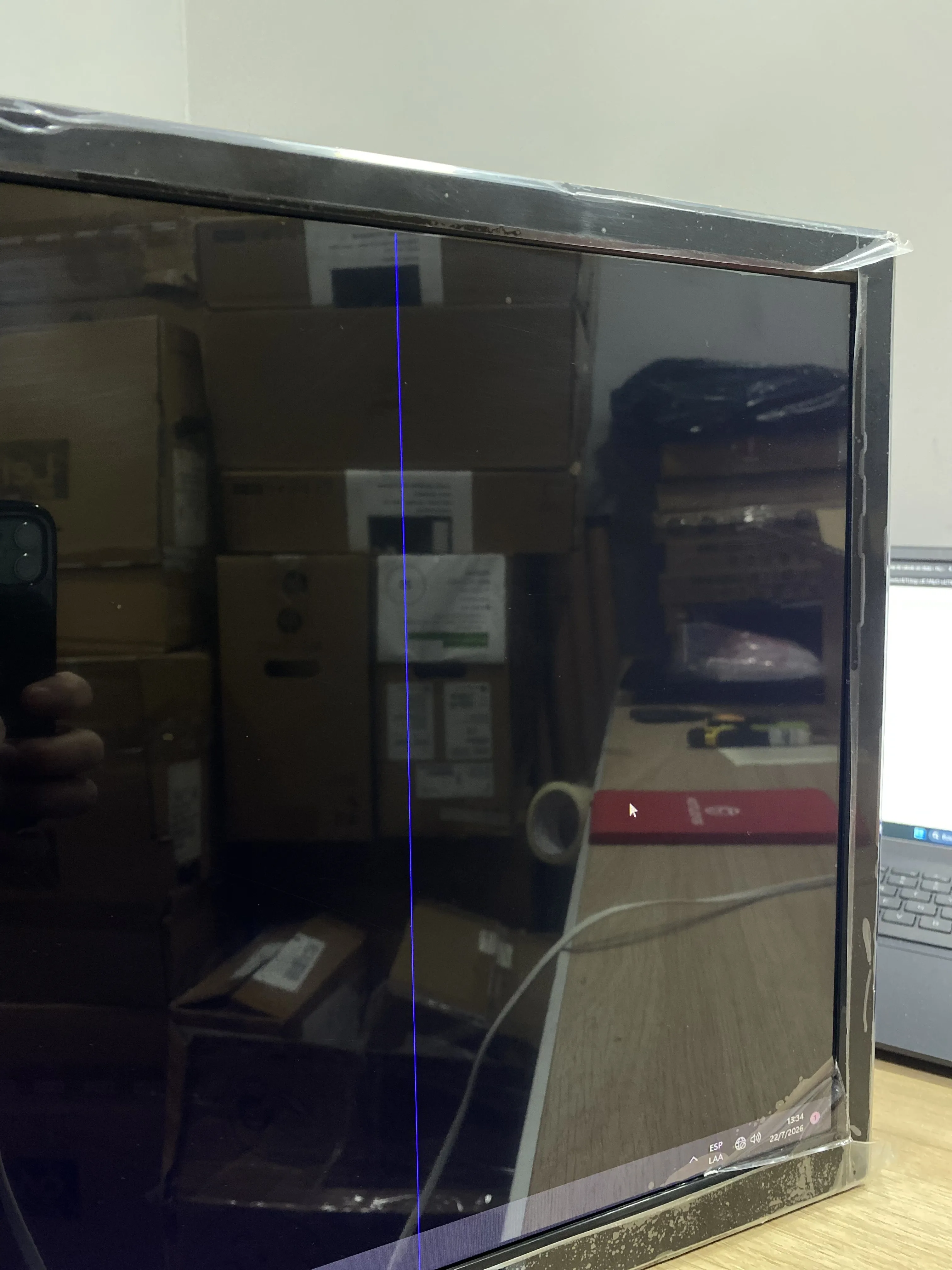 Monitor Solarmax Sx24f 24 Full Hd Hdmi Vga 5ms 75hz Linea de pixeles zona derecha (Outlet)