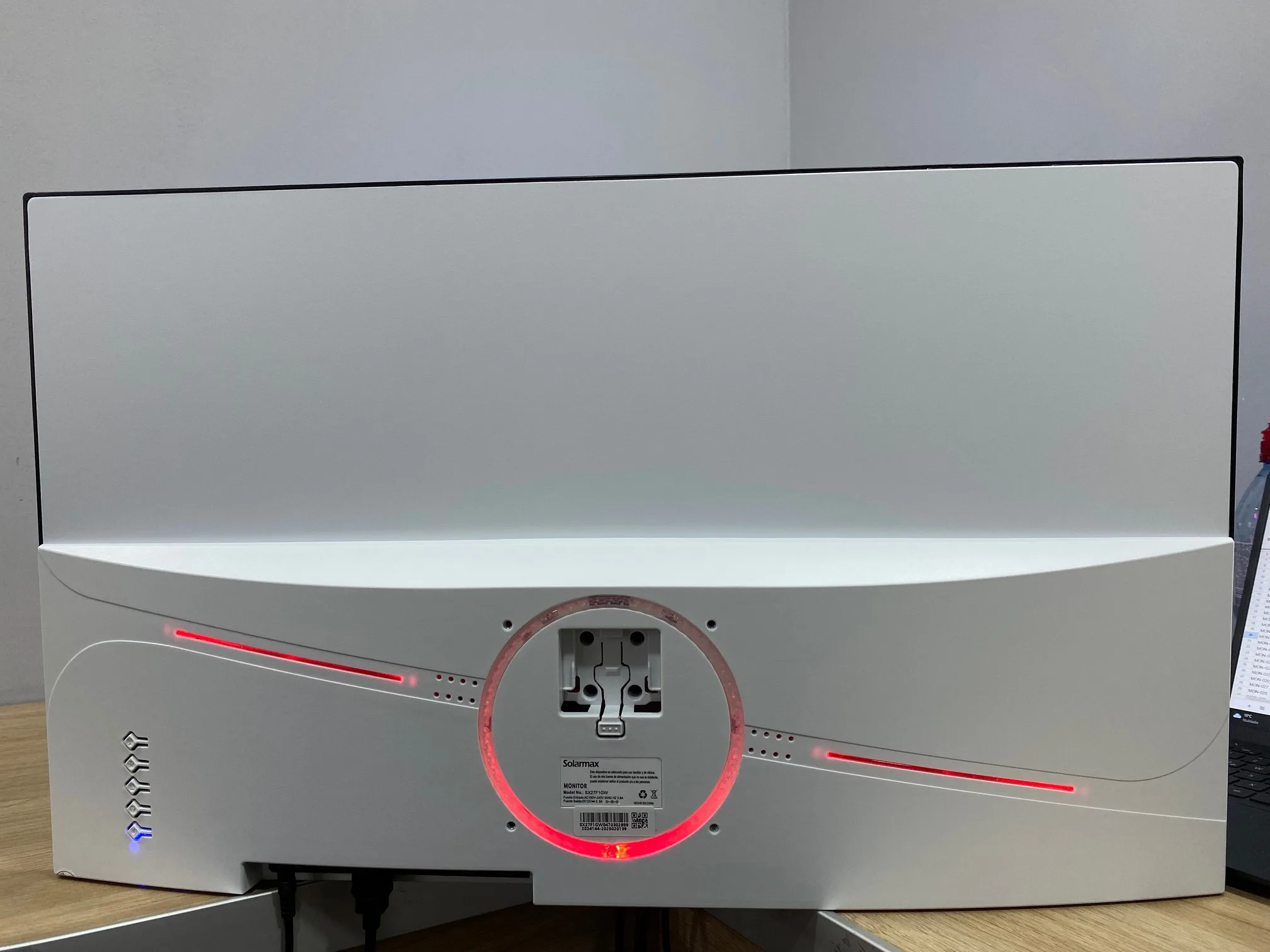 Monitor Solarmax White Frameless Gaming 27 Pulgadas SX27F1GW Pixel Muerto 2 (OUTLET)