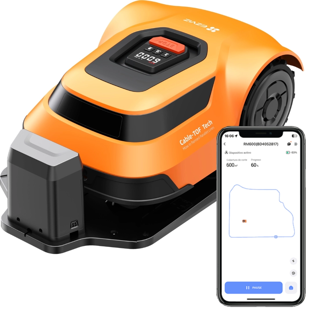 CORTADORA CESPED ROBOT EZVIZ SMART RM600 (R64)