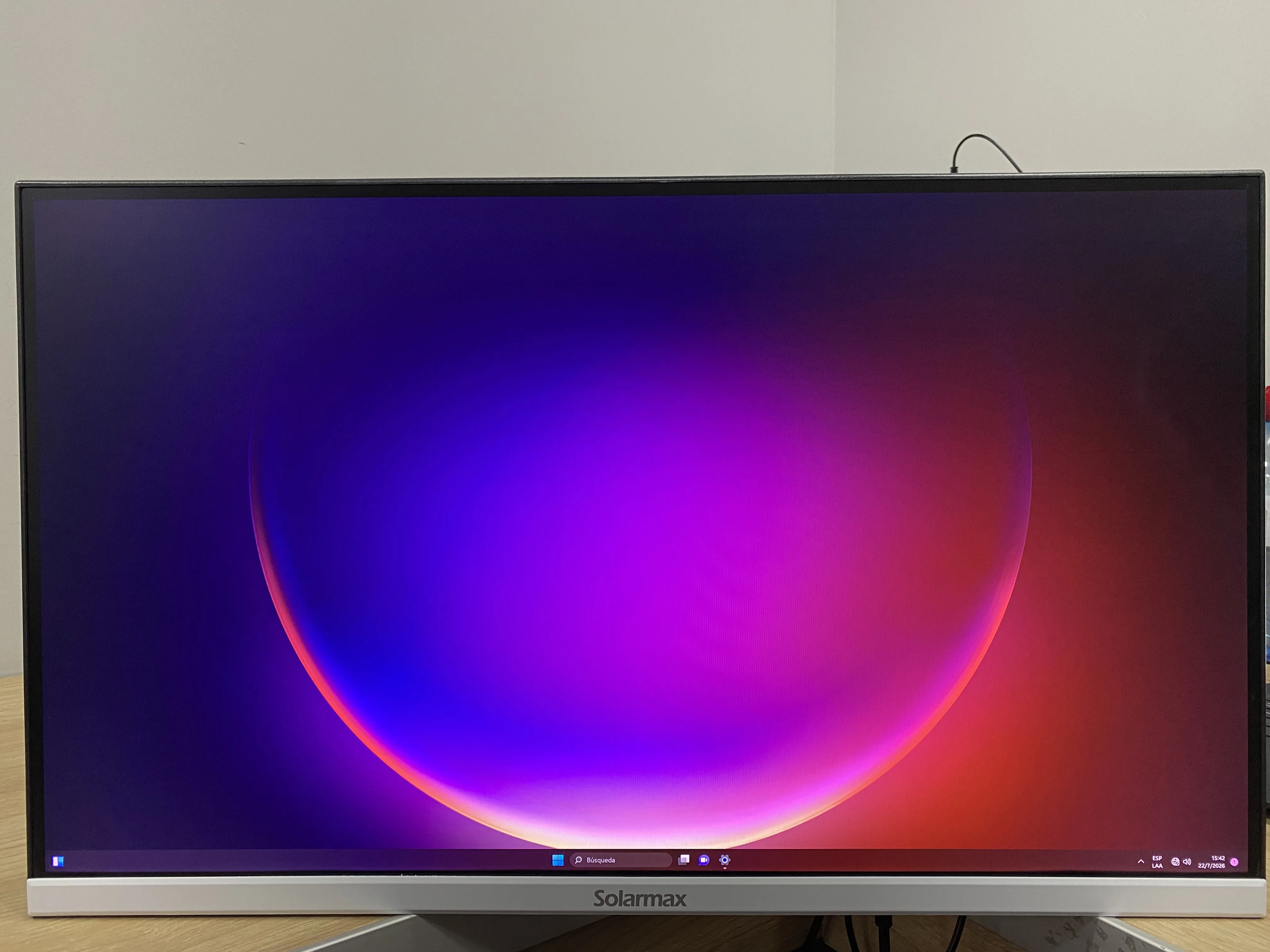 Monitor Solarmax White Frameless Gaming 27 Pulgadas SX27F1GW Falla HDMI (OUTLET)