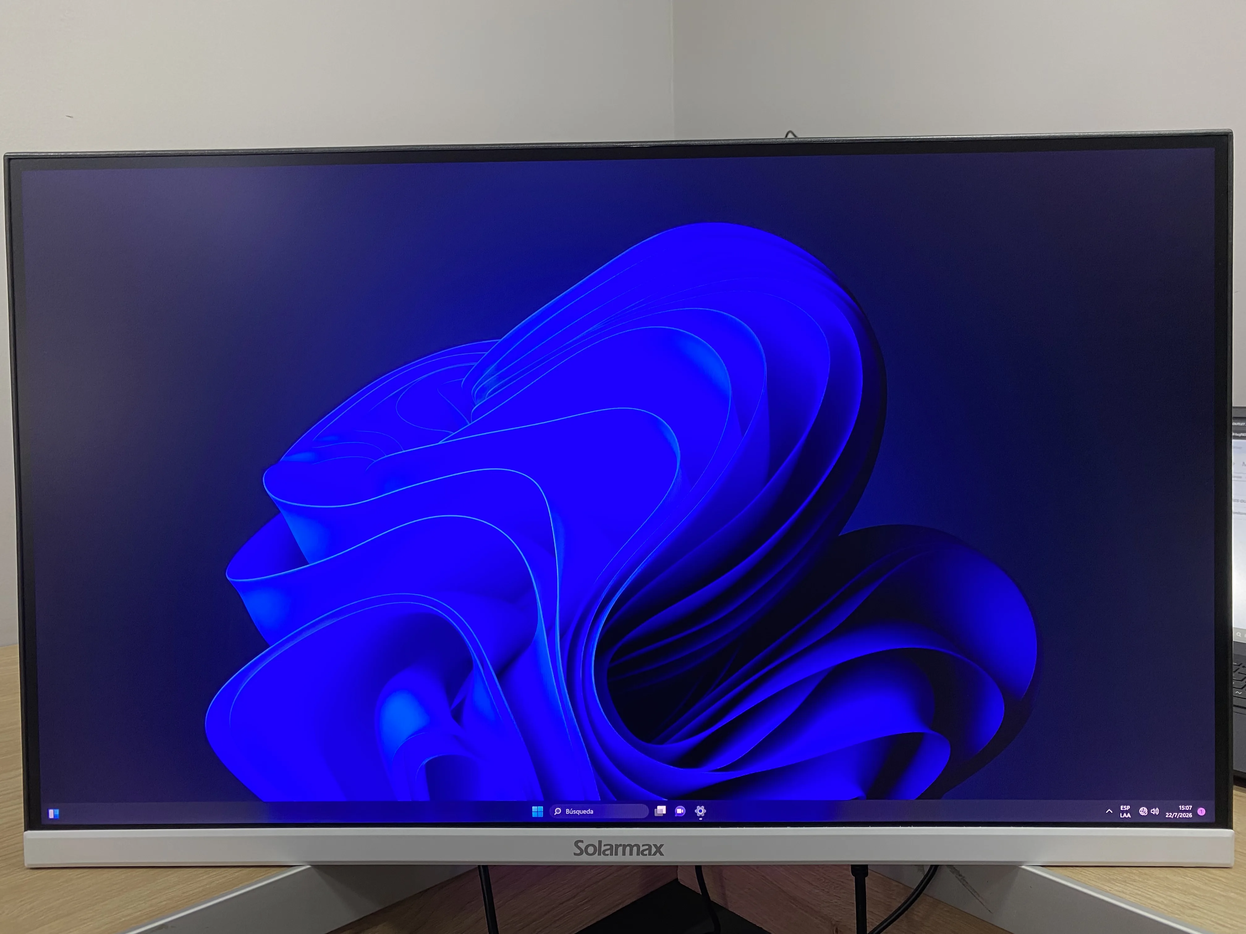 Monitor Solarmax White Frameless Gaming 27 Pulgadas SX27F1GW Falla HDMI (OUTLET)