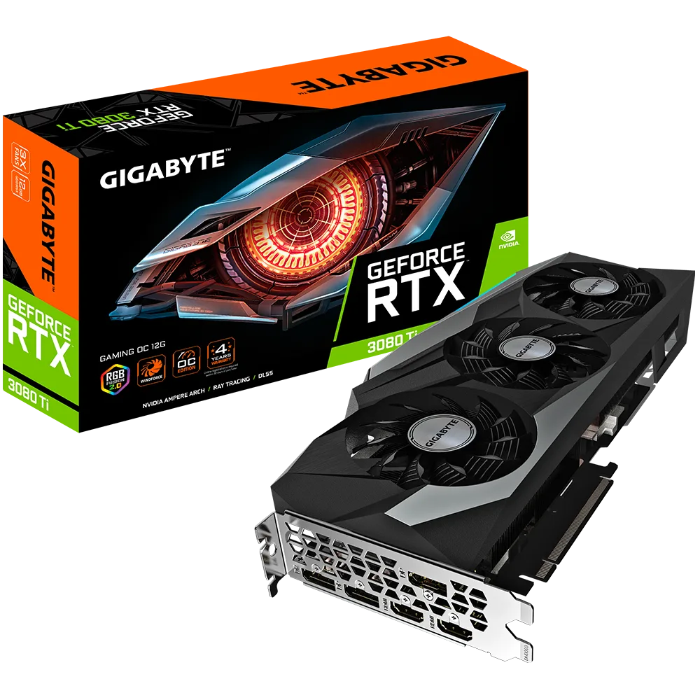 Placa Gigabyte 3080ti gaming OC 12gb (Outlet)