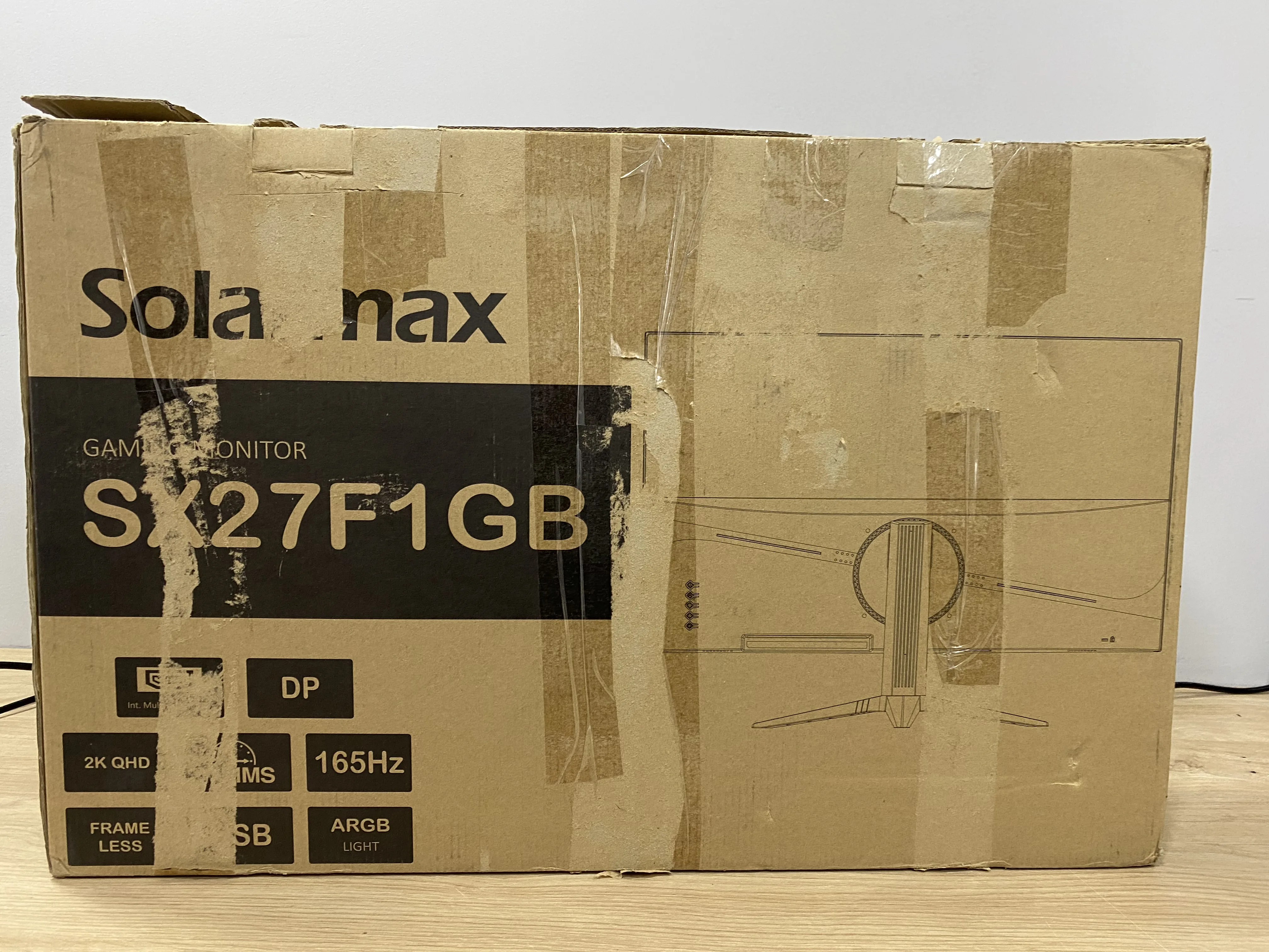 Monitor Solarmax SX27F1GB 27 Pulgadas 2 PIXEL QUEMADO PARTE DERECHA E IZQUIERDA (Outlet)