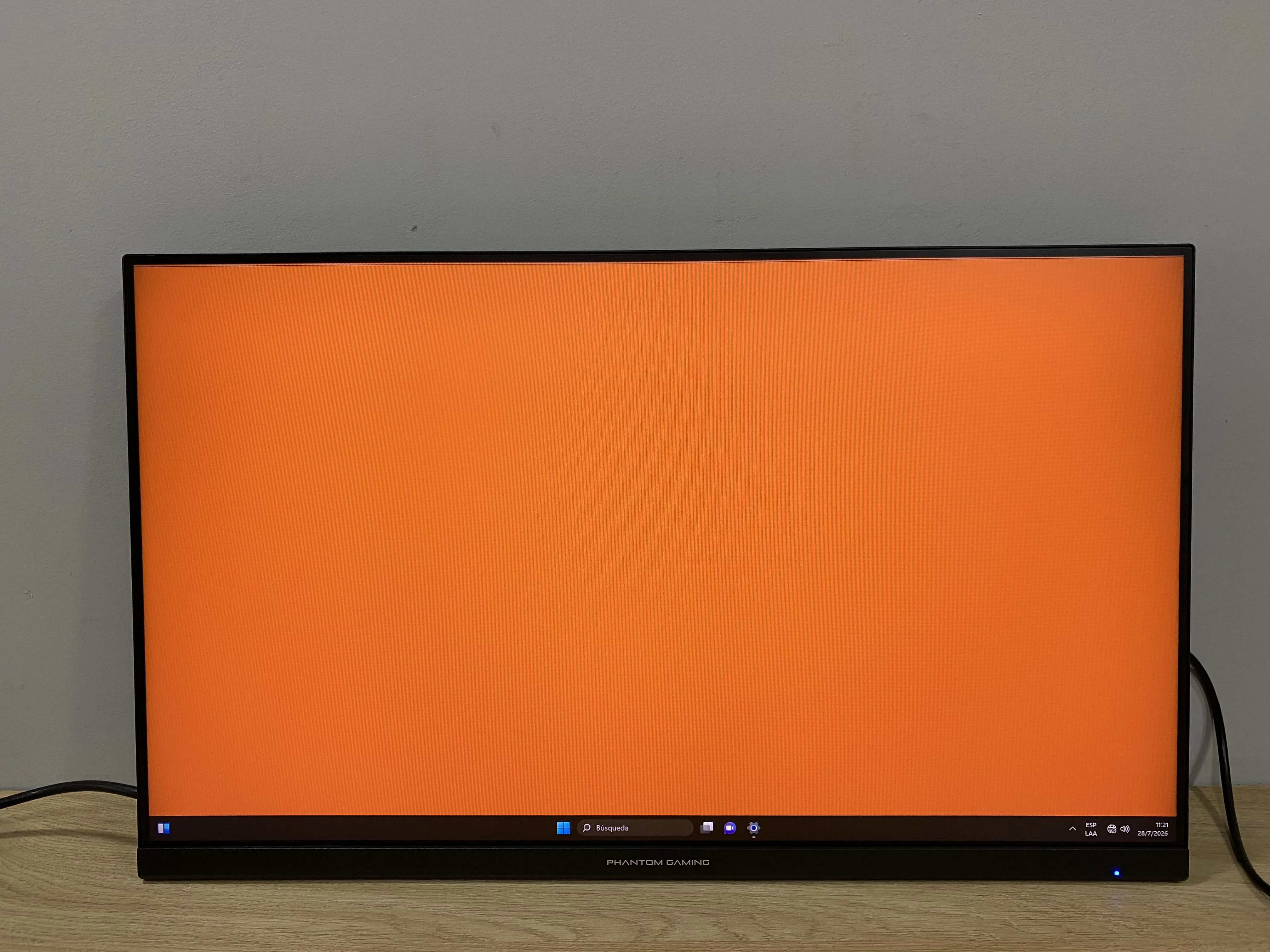 Monitor Asrock PG27FF1A 27 Pulgadas Linea de pixel horizontal parte superior de la pantalla (Outlet)