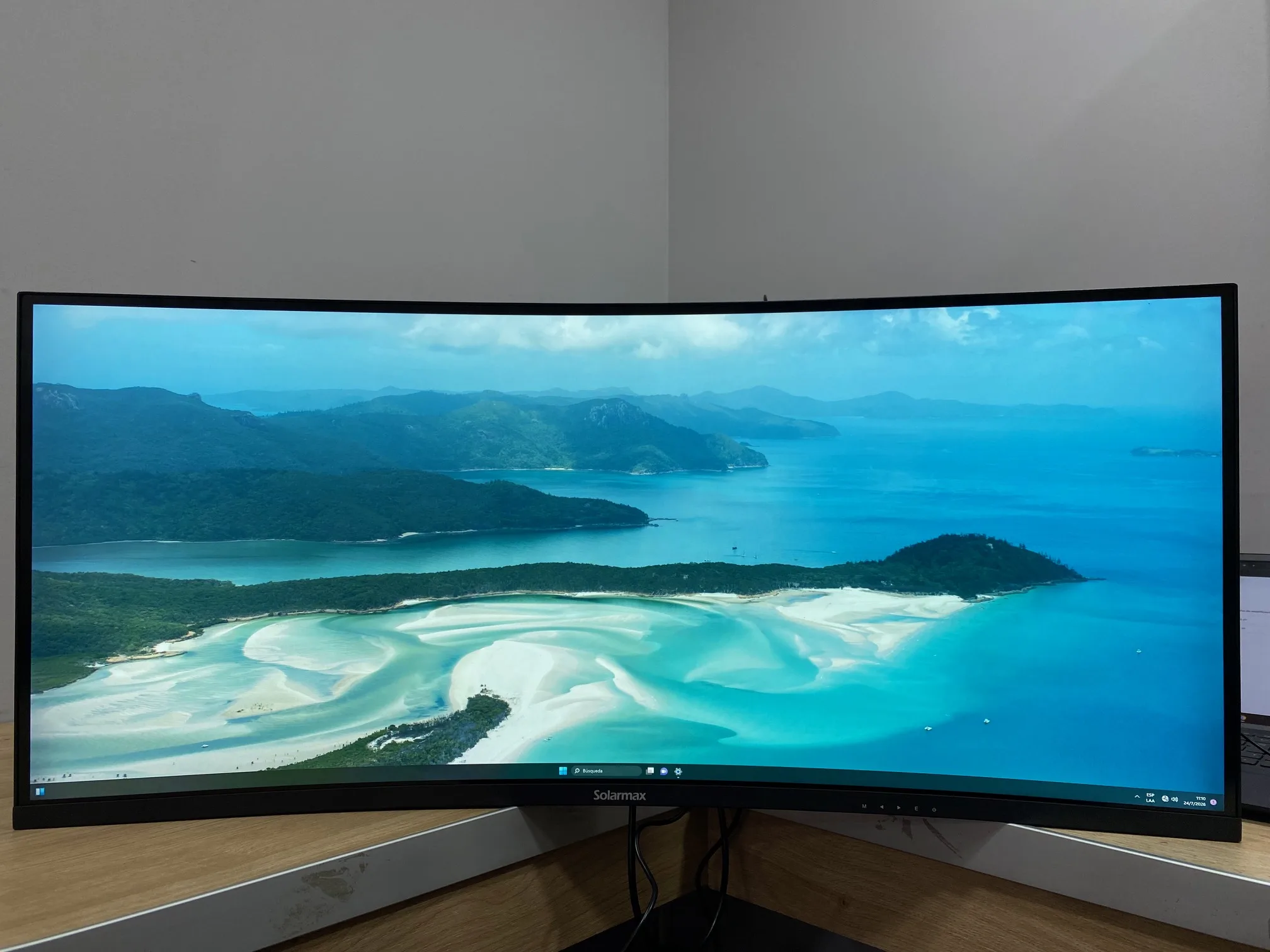 Monitor Solarmax SX34CW3B 34 Pulgadas 1 PIXEL QUEMADO PARTE SUPERIOR DERECHA (Outlet)