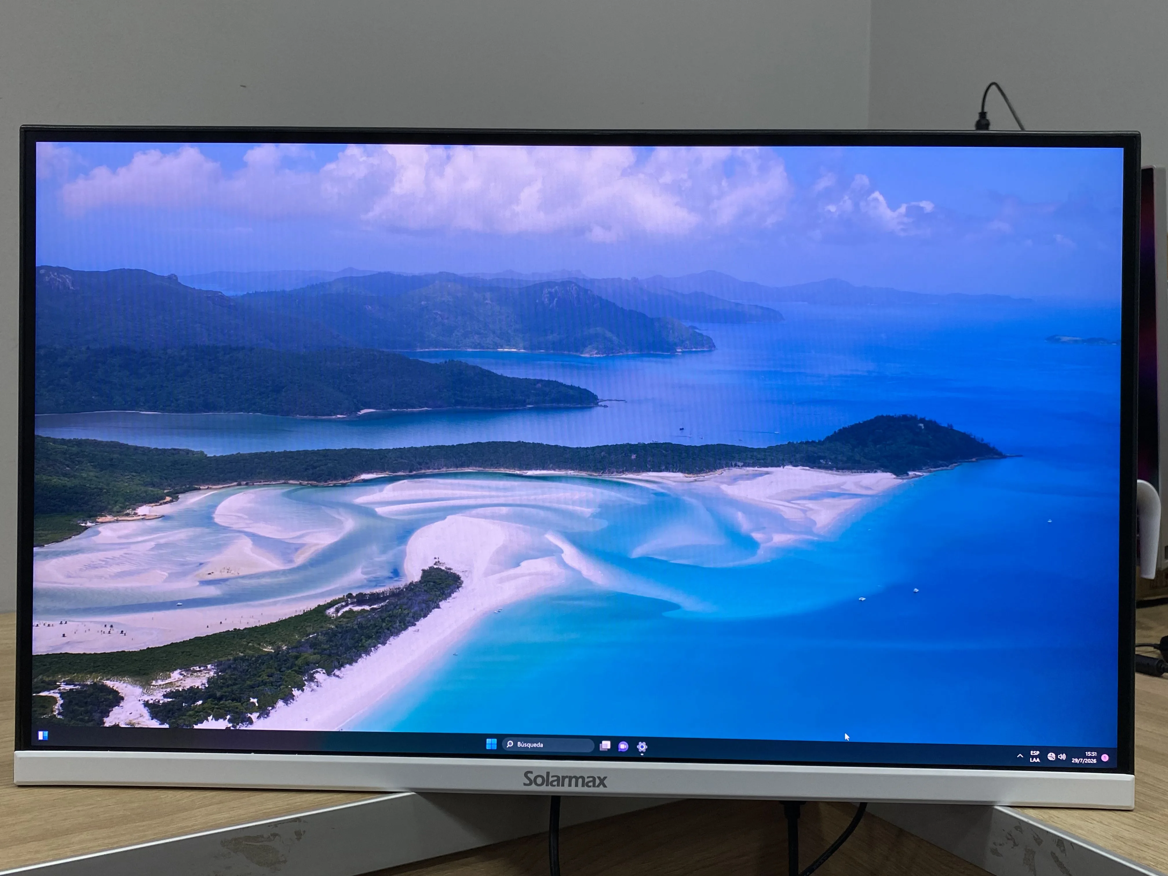 Monitor Solarmax SX27F1GW 27 Pulgadas 1 PIXEL QUEMADO PARTE SUPERIOR DERECHA (Outlet)