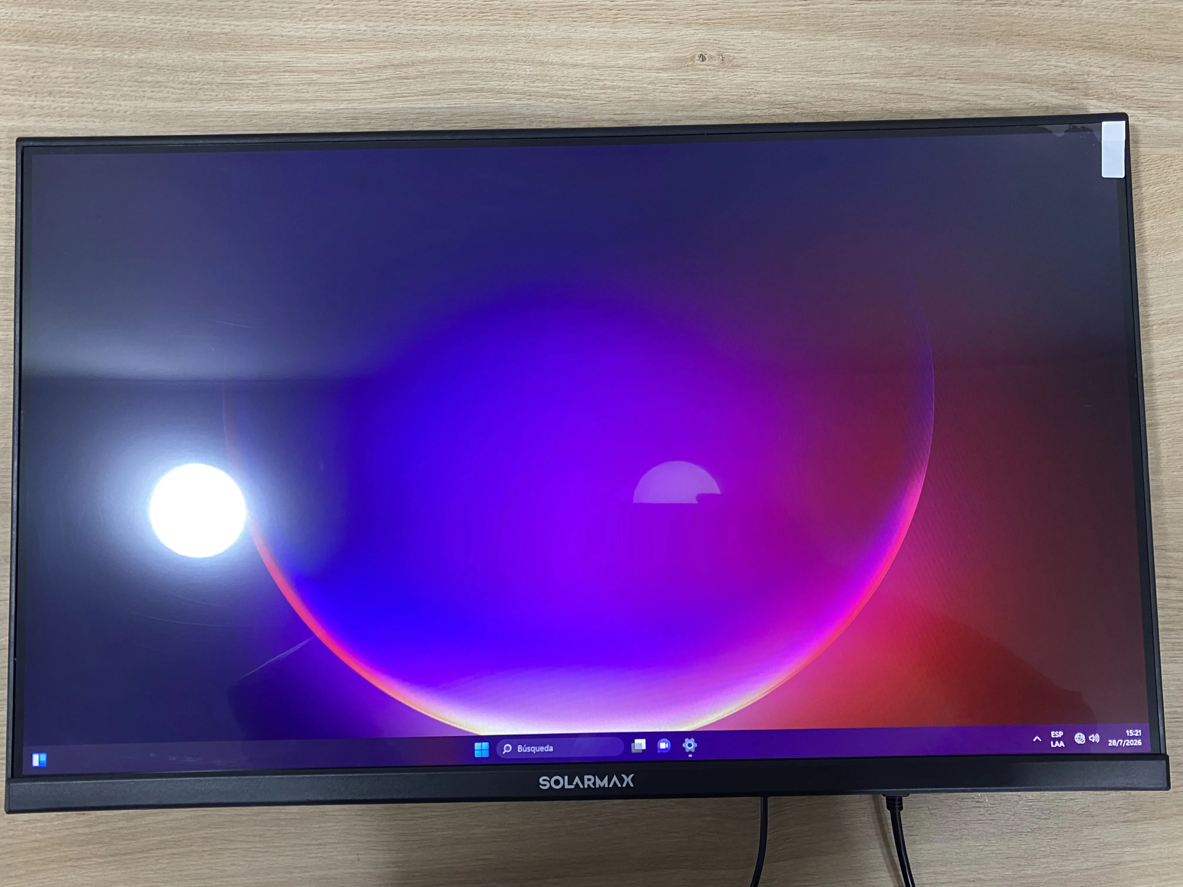 Monitor Solarmax SX27F7 27 Pulgadas 1 PIXEL QUEMADO PARTE SUPERIOR IZQUIERDA (Outlet)